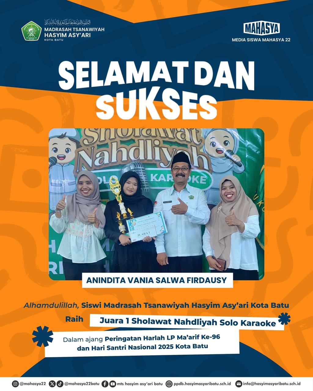 Lomba Sholawat Nadliyah Solo Karaoke